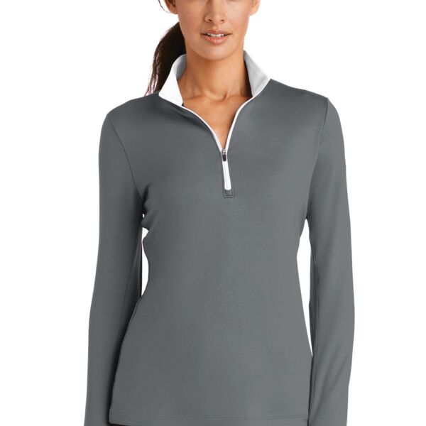 Nike Ladies Dri FIT Stretch 1/2 Zip Cover Up Thumbnail